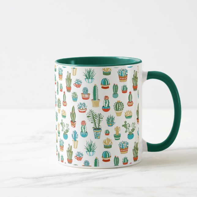 Mug Motif de Succulents (Droite)
