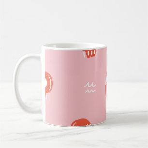 Mug Motif de tête rouge vintage
