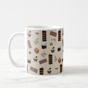 Mug Motif de thème chocolat