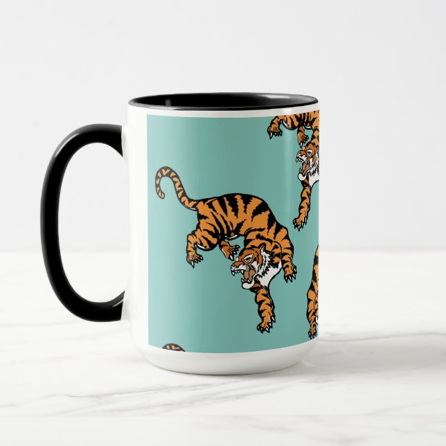 Mug Motif de tigre d'Asie (Gauche)