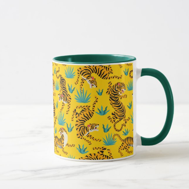 Mug Motif de tigre d'or asiatique (Droite)