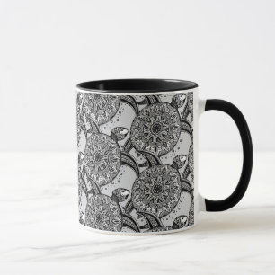 Mug Motif de tortue de style