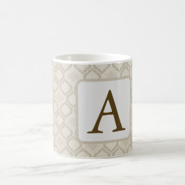 Mug Motif de treillis marocain élégant dans des tons n