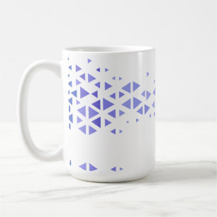 Mug Motif de triangle coloré unique & citations