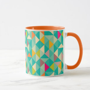 Mug Motif de triangles