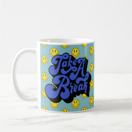 Mug Motif de visage souriant - joli Jaune sourire joye