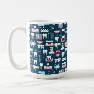 Mug Motif dentaire de bureau de clinique