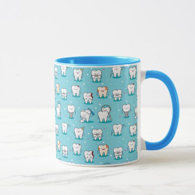 Mug Motif dentaire mignon (Droite)