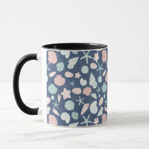 Mug motif des coquillages