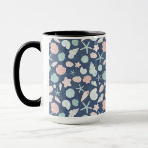 Mug motif des coquillages