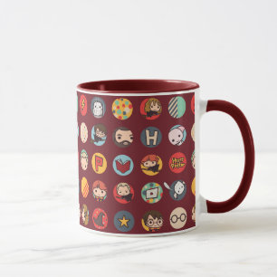 Mug Motif des icônes de dessin Harry Potter