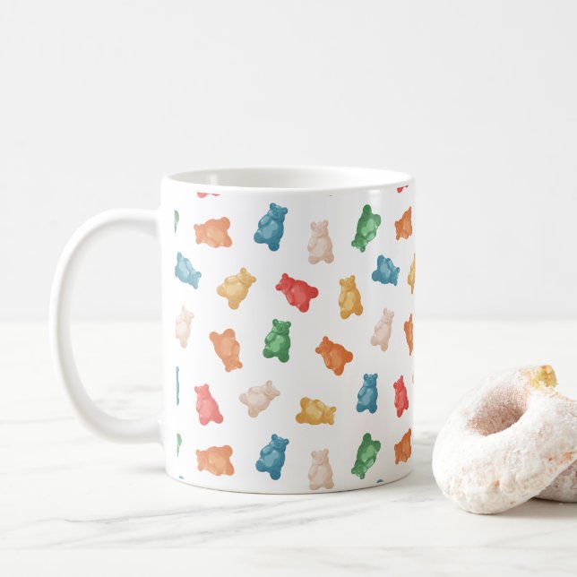 Mug Motif des ours de gomme (Avec donut)