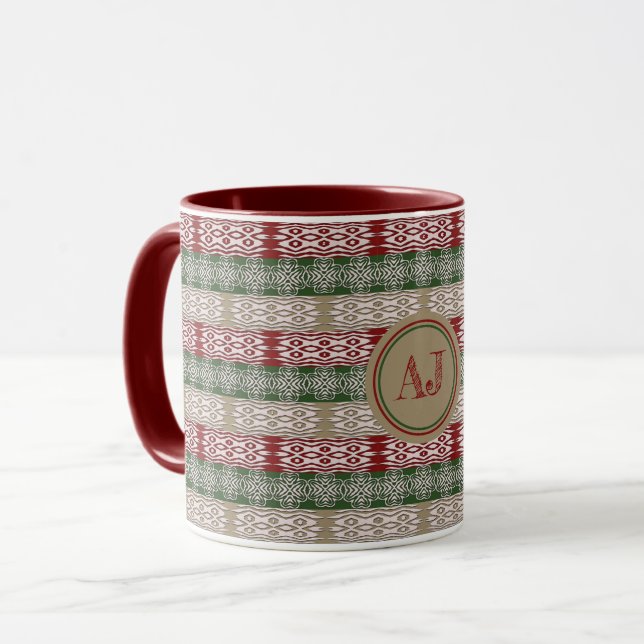 Mug Motif des tripes ethniques africaines.  (Devant gauche)