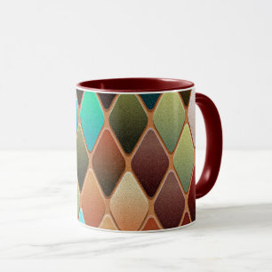 Mug Motif Diamond coloré