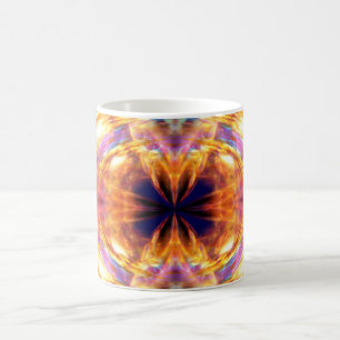 Mug Motif d'incendie orange Abstrait