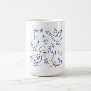 Mug Motif d'oie drôle