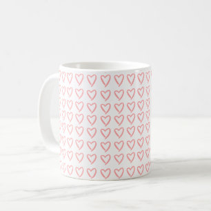 Mug Motif dooddle du coeur