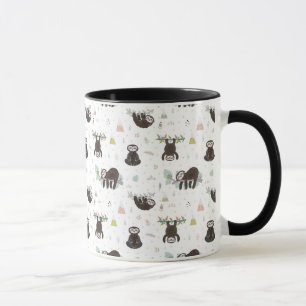 Mug Motif doux somnolent de paresse