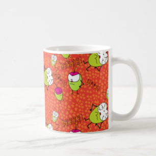 Mug Motif drôle de visages de bande dessinée de Pulg