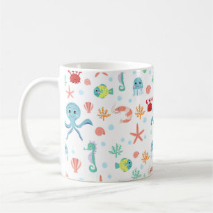 Mug Motif du monde marin