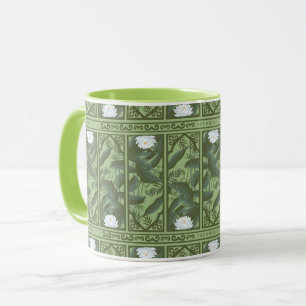 Mug Motif du panneau Lotus Botanique - Le Lotus Blanc