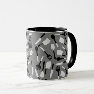 Mug Motif d'ustensiles de cuisine