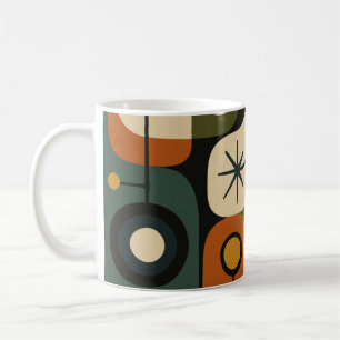 Mug Motif Éclaté de Style Mid Century Modern