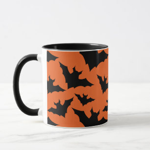 Mug Motif effrayant et cool de chauves-souris noires H