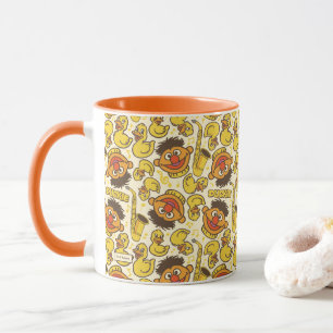 Mug Motif Ernie et Rubber Duckie