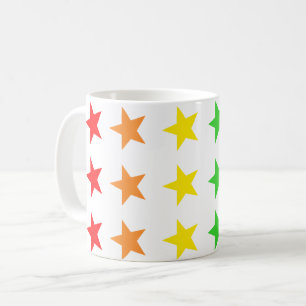 Mug Motif étoilé coloré moderne