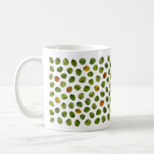 Mug Motif feuille de pagus vert