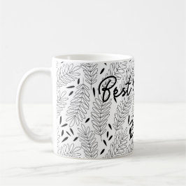 Mug Motif feuille meilleur enseignant jamais