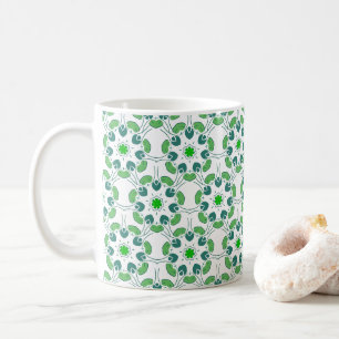 Mug Motif Feuille, Motif De Feuilles, Feuilles Verts
