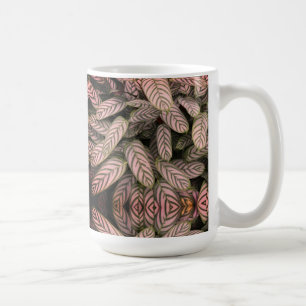 Mug Motif feuille noir et blanc