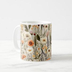 Mug Motif Fleur sauvage coloré