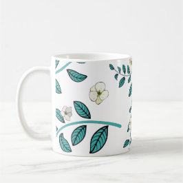 Mug Motif Fleur transparent