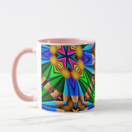 Mug Motif Fleurs Abstraites uniques