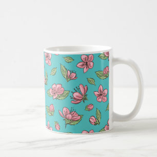 Mug Motif floral