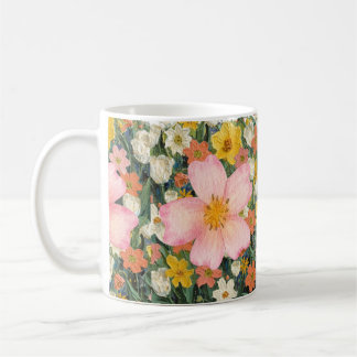 Mug motif floral