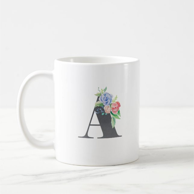 Mug Motif floral A (Gauche)