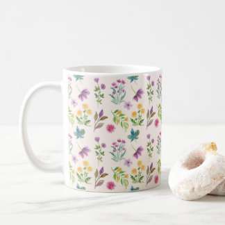 Mug Motif floral botanique victorien sombre et maussad