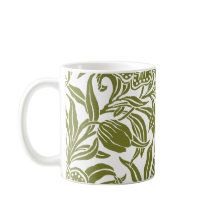 Motif floral botanique vintage Art Nouveau