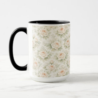 Mug Motif floral de mariage