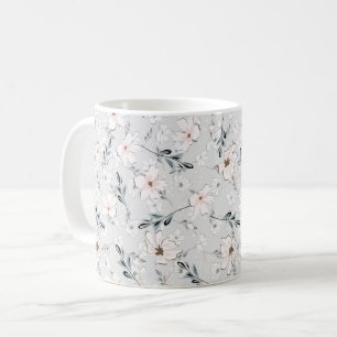 Mug Motif floral délicat.