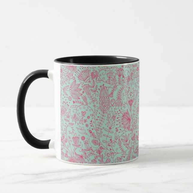 Mug Motif floral mignon d'été (Gauche)