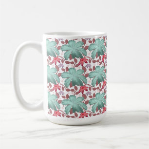 Mug Motif floral pastel doux Élégant floral