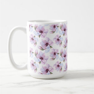 Mug Motif floral romantique