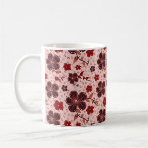 Mug Motif floral vibrant avec des fleurs colorées