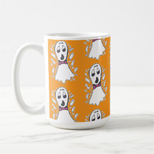 Mug Motif Fun Retro Ghost Halloween Vintage Dessin