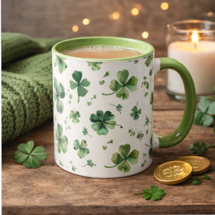 Mug Motif géant de la Saint-Patrick à l'aquarelle